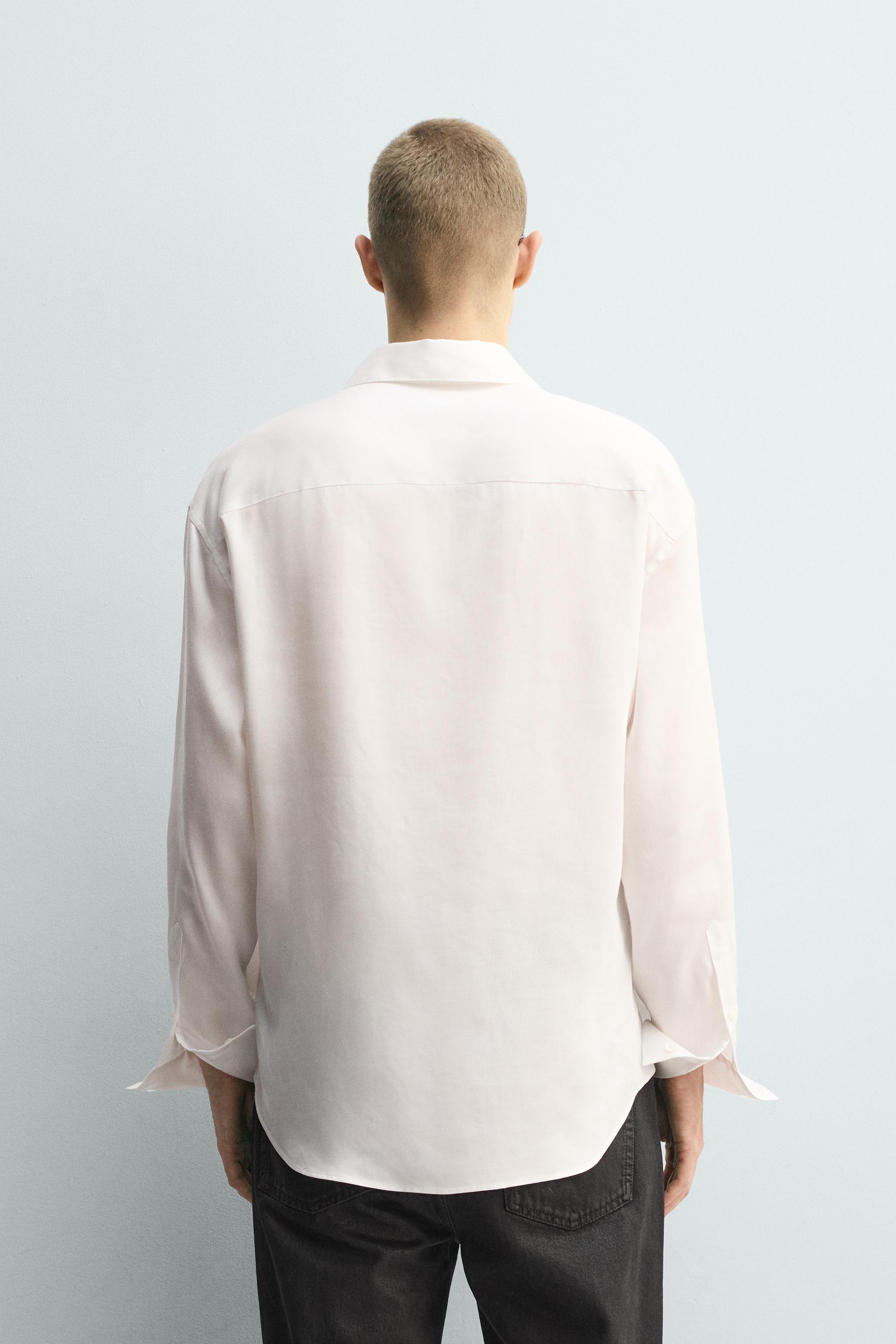 FLOWY TIE SHIRT